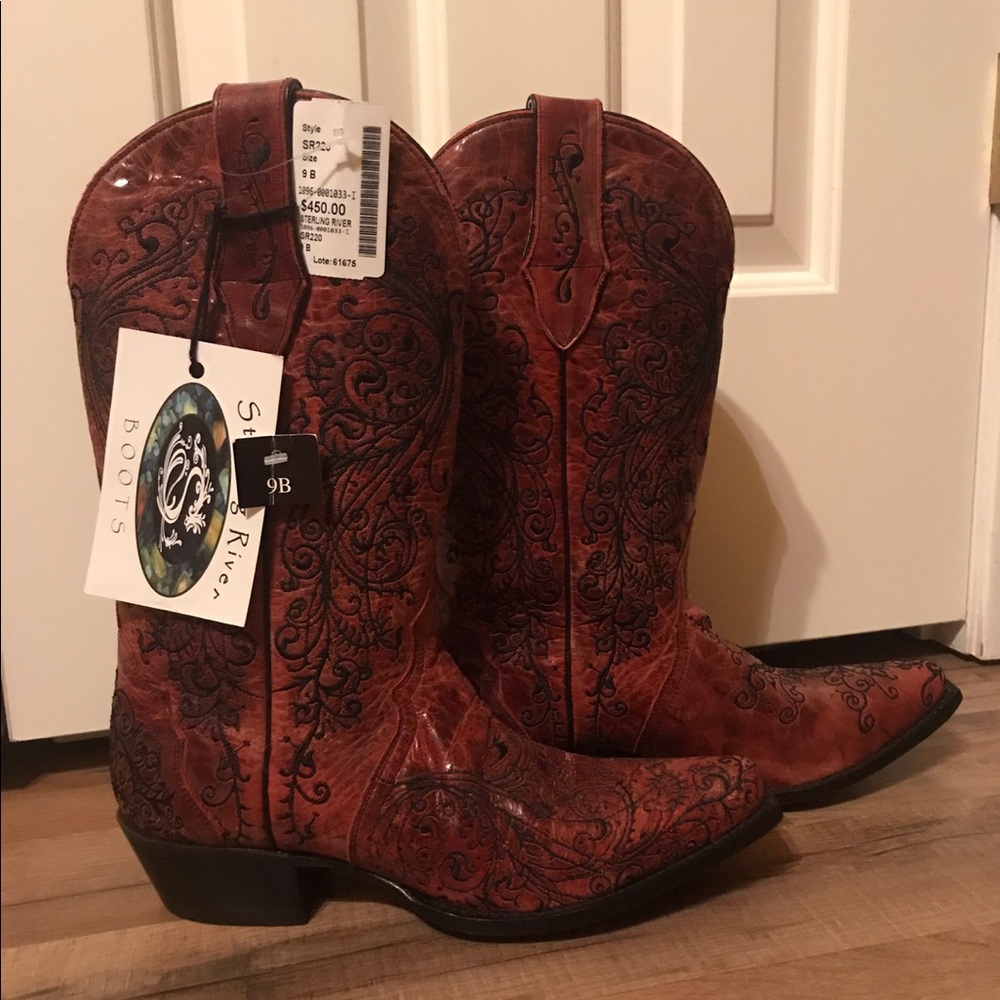 Brand New Sterling River Red Boots!
